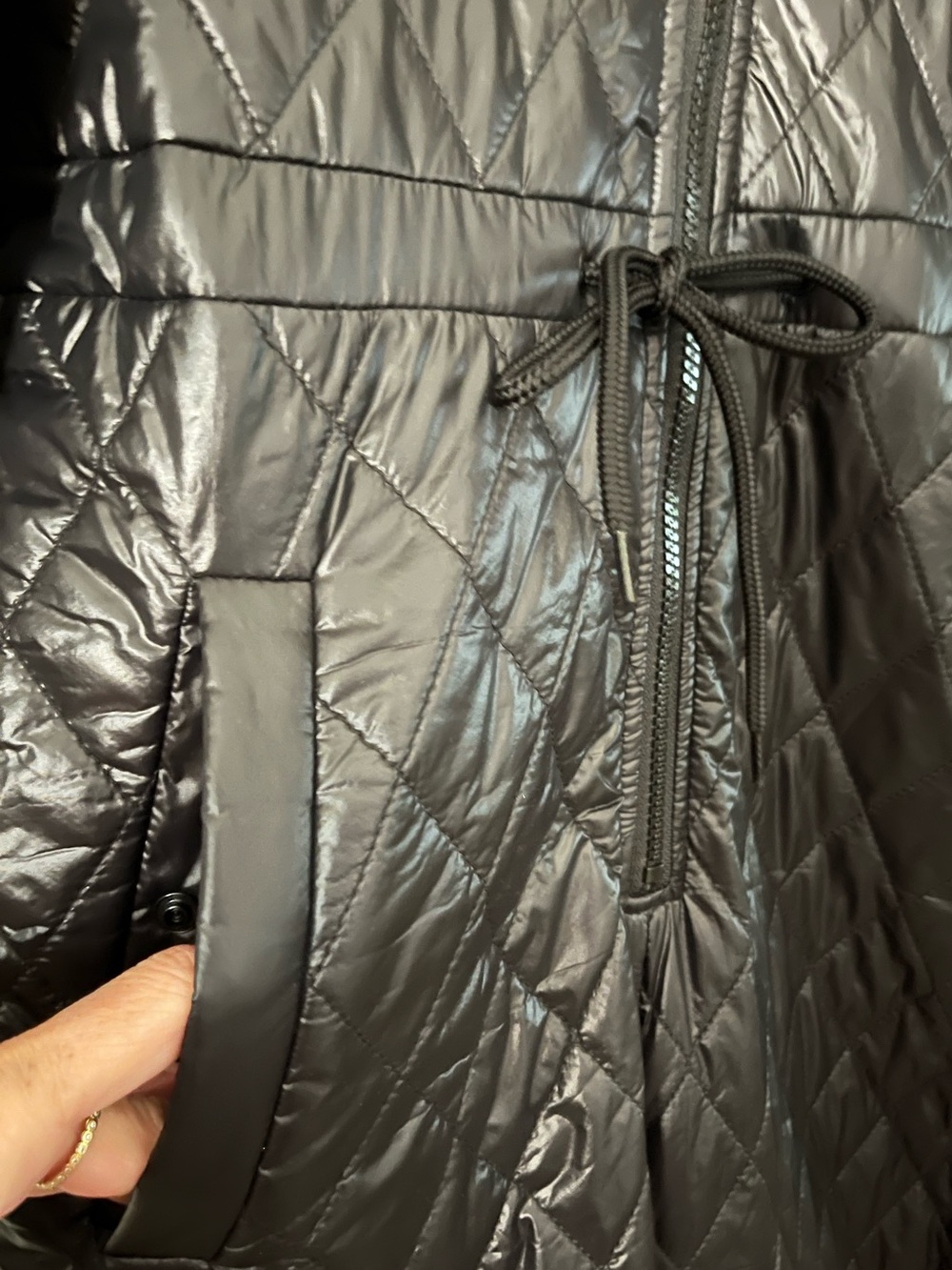 H&M Water-Repellent Quilted Snow Suit Black NEW - Picture 9 of 13